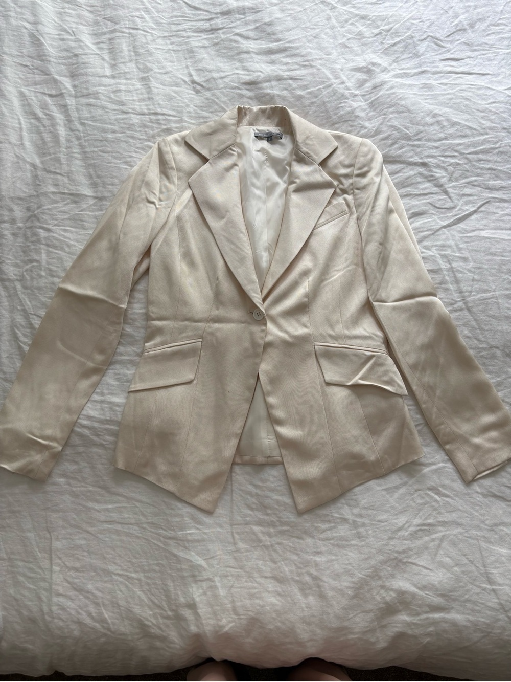 Vintage Bill Blass Single-Button Silk Blazer